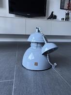 Grijze hanglamp industrieel, Huis en Inrichting, Lampen | Hanglampen, Ophalen, Gebruikt, Industrieel, Minder dan 50 cm