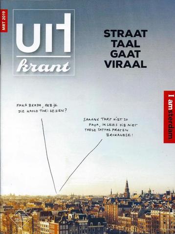 David Hockney in "Uitkrant Amsterdam" - maart 2019. beschikbaar voor biedingen