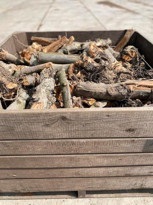 Gedroogd haardhout, appelhout  per 0,7 m3, Tuin en Terras, Haardhout, Blokken, Overige houtsoorten, Ophalen
