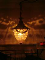 kroonluchter, Ophalen of Verzenden, Gebruikt, Glas