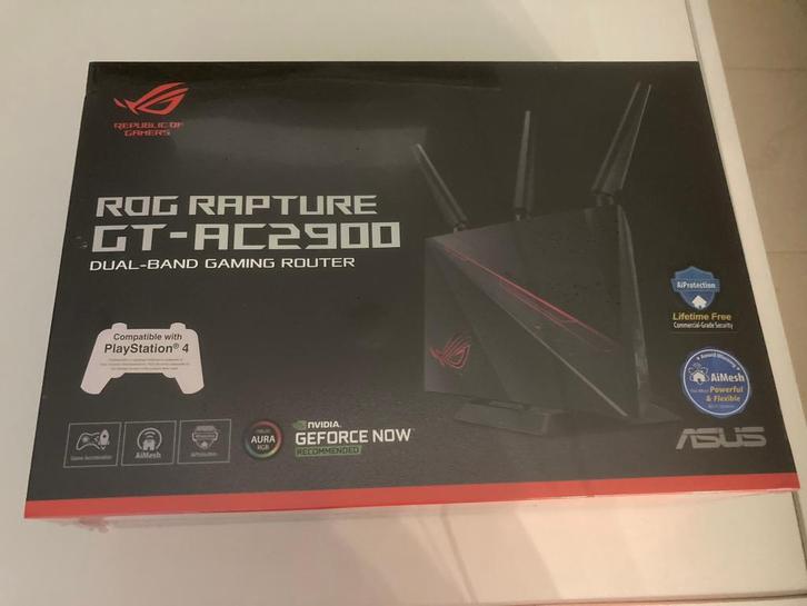 Asus gt-ac2900 gaming router nieuw in folie!, Computers en Software, Routers en Modems, Nieuw, Router, Ophalen of Verzenden