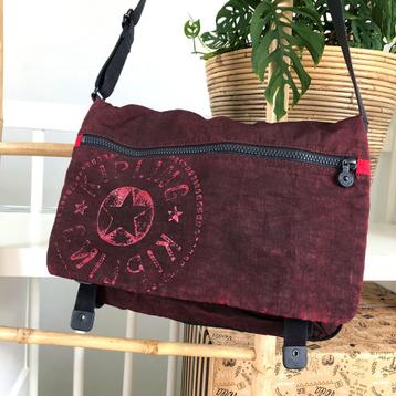 Kipling schoudertas Bordeaux / rood school , laptop tas beschikbaar voor biedingen