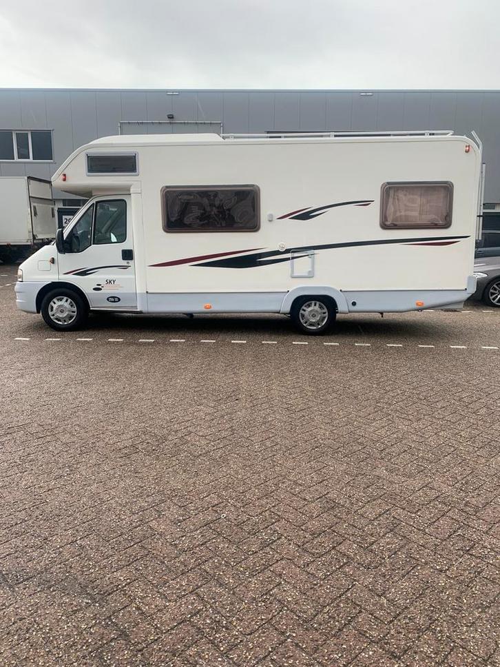 Fiat Ducato 15 sky camper, Caravans en Kamperen, Campers, Particulier, tot en met 6, Half-integraal, Fiat, Diesel, Handgeschakeld