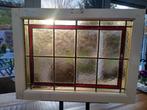 Glas in lood raam op standaard., Ophalen
