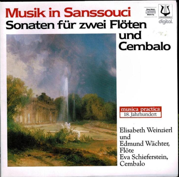 Musik In Sanssouci - Sonaten Für Zwei Flöten Und Cembalo, Cd's en Dvd's, Vinyl | Klassiek, Zo goed als nieuw, Classicisme, Kamermuziek