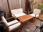 Mooie Loungeset - Tuinplezier!, Tuin en Terras, Ophalen, 4 zitplaatsen, Zo goed als nieuw, Loungeset