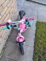Roze kinderfiets met zijwieltjes, Fietsen en Brommers, Fietsen | Driewielers, Ophalen of Verzenden, Gebruikt, Onbekend