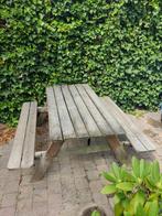 Picknicktafel, Tuin en Terras, Picknicktafels, Ophalen, Gebruikt, Rechthoekig, Hout