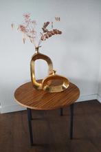 Vintage bijzettafel ronde salontafel  retro tafel Gispen, Huis en Inrichting, Gebruikt, 50 tot 100 cm, 50 tot 75 cm, Rond