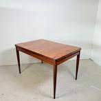 Palissander verlengbare vintage eettafel, ALMA, Huis en Inrichting, Tafels | Eettafels, Vintage, 200 cm of meer, Zo goed als nieuw