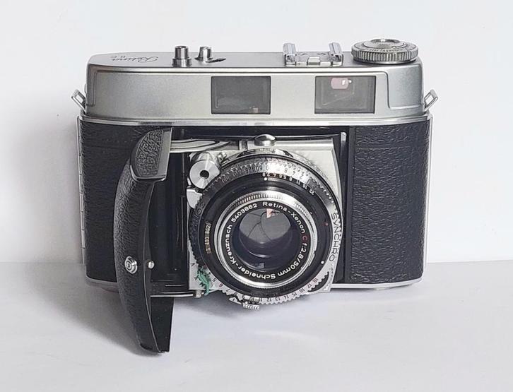 Kodak Retina IIC (grote C), Audio, Tv en Foto, Fotocamera's Analoog, Zo goed als nieuw, Compact, Kodak, Ophalen of Verzenden