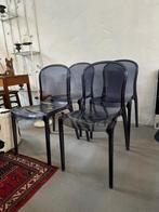 Set van 4 space age plexiglas stoelen, kunststof stoelen, Ophalen, Kunststof, Gebruikt, -