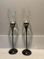2 Design Wijnglazen - Corry Ammerlaan, Ophalen of Verzenden, Zo goed als nieuw, Overige typen