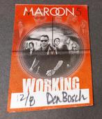 Maroon 5 BACKSTAGE PASS Den Bosch 8 december 2007, Gebruikt, Verzenden, Gebruiksvoorwerp