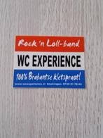 sticker Rock 'n Loll - band WC EXPERIENCE, Ophalen of Verzenden, Zo goed als nieuw, Overige typen