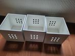 3x IKEA Lekman (voor in Kallax kast), Doe-het-zelf en Verbouw, Kratten en Dozen, Ophalen, Doos, Minder dan 35 cm, Minder dan 50 cm