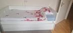 BEDBANK 90x200 MET LOGEERBED 90x190, Kinderen en Baby's, Kinderkamer | Bedden, Ophalen, Gebruikt, 180 cm of meer, 85 tot 100 cm