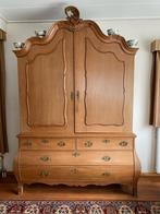 Gebogen antiek eiken kabinet, Antiek en Kunst, Ophalen