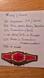 Sigarenbanden, Ophalen, Zo goed als nieuw, Sigarenbandjes