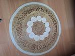Vloerkleed ibiza Boheems landelijk rond en rechthoekig, Ophalen, Crème, 50 tot 100 cm, 100 tot 150 cm