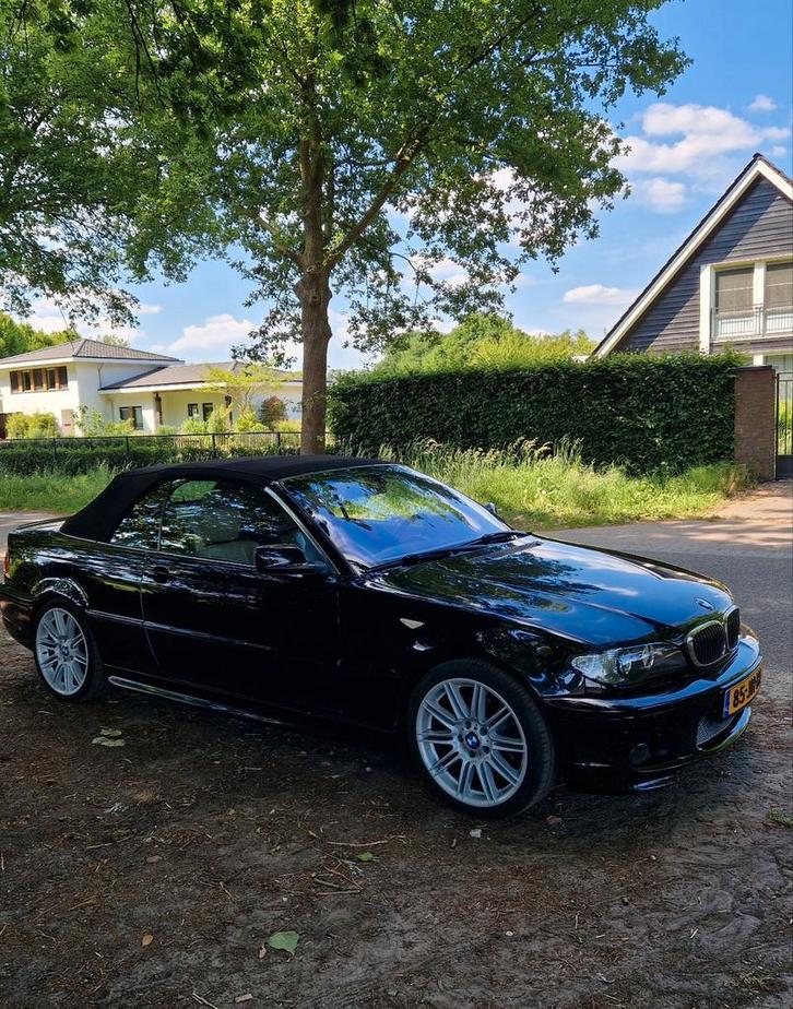 BMW 3-Serie 2.2 CI 320 Cabriolet AUT 2002 Zwart, Auto's, BMW, Particulier, 3-Serie, Benzine, F, Cabriolet, Automaat, Origineel Nederlands