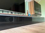 4-delige TV-meubelset, bruin/hoogglans zwart, 360 cm lang, Huis en Inrichting, Kasten | Televisiemeubels, Ophalen, Zo goed als nieuw