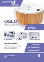 Ronde massage-spa I Red CedarI Garantie I Demo-Actie!, Ophalen, Filter, 8431 NA, Buurstede 17, Wellness4Fun