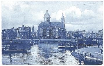 700047 Amsterdam 1907 Prins Hendrikkade Gelopen met post beschikbaar voor biedingen