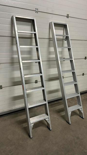 Solide ET8. Rechte trap 8 treden. 200 cm hoog. beschikbaar voor biedingen