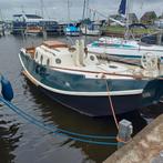 Huitema platbodem zeilschouw., Watersport en Boten, Platbodems, Ophalen, Gebruikt, Staal, Diesel