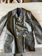 Origineel oud  leren PTT jack, jacket, Verzamelen, Kleding en Patronen, Ophalen, Gebruikt