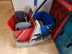 Schoonmaakwagen met dweilemmers en Mop, Ophalen, Dweilemmer, -bak, of -wagen