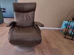 Leolux Helical leren fauteuil met massage, Huis en Inrichting, Strak, modern en luxe, 75 tot 100 cm, Gebruikt, 75 tot 100 cm