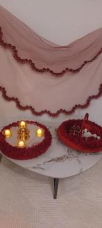 Hennaset - Sluier, Mand, Dienblad, Vaas ter aanbieding, Ophalen of Verzenden, Nieuw, Feestartikel, Geboorte of Huwelijk