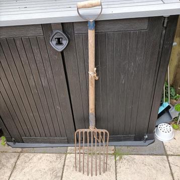 vintage spitvork / vorkspade – klaar voor gebruik beschikbaar voor biedingen