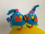 4382 hema uil uiltje blauw 2x, Kinderen en Baby's, Speelgoed | Knuffels en Pluche, Ophalen of Verzenden, Zo goed als nieuw, Overige typen