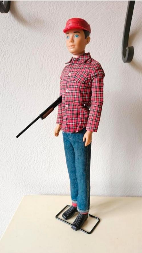 Vintage pop Ken 60's, in outfit Going Huntin' #1409 1964, Verzamelen, Poppen, Pop, Ophalen of Verzenden