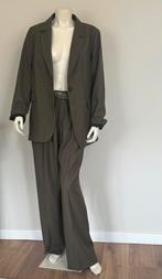 Nieuw dames broekpak Won Hundred 40 (M) Khaki blazer Mia, Maat 38/40 (M), Kostuum of Pak, Overige kleuren, Won Hundred