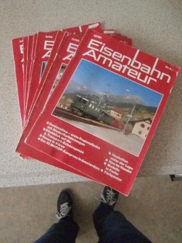 mooie Eisenbahn Amateur 1990 -- 8 stuks beschikbaar voor biedingen