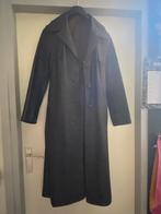 Lange leren dames jas, Ophalen, Zo goed als nieuw, Maat 38/40 (M), Bruin