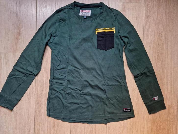 Shirt langemouwen Merk Retour, Kinderen en Baby's, Kinderkleding | Maat 158, Zo goed als nieuw, Jongen, Shirt of Longsleeve, Ophalen of Verzenden