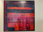 Schilderij 'New York City streetmap', 100 cm bij 100 cm, Ophalen