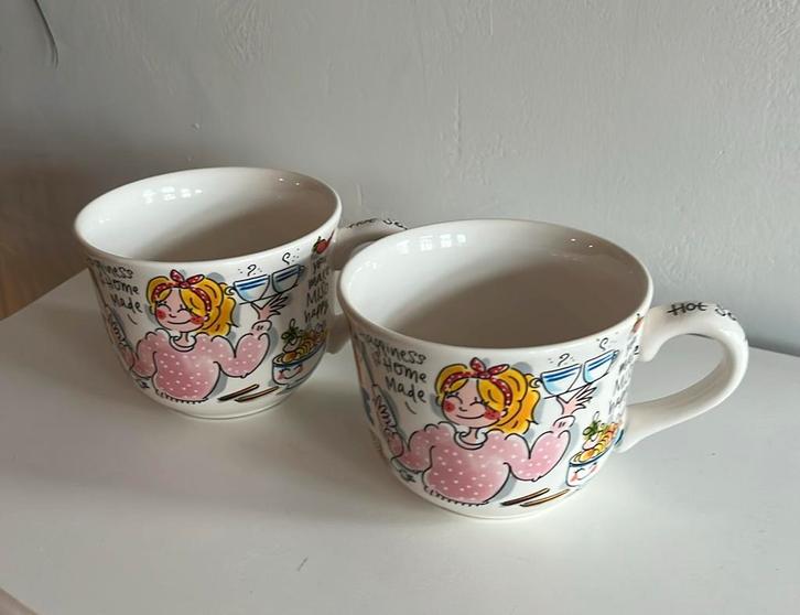 Blond Amsterdam twee soepkommen, Huis en Inrichting, Keuken | Servies, Zo goed als nieuw, Kom(men), Blond Amsterdam, Aardewerk