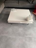 Hoogglans witte IKEA salontafel, Huis en Inrichting, Gebruikt, 100 tot 150 cm, Minder dan 50 cm, Rechthoekig