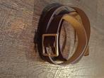 Bruine riem met gouden gesp 80 cm, 80 tot 90 cm, Nieuw, Tailleriem, Ophalen of Verzenden