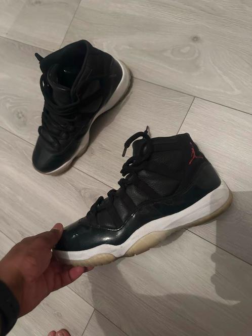 Air Jordan 11 Retro 72-10 Maat 44,5, Kleding | Heren, Schoenen, Gedragen, Sneakers of Gympen, Zwart, Ophalen of Verzenden