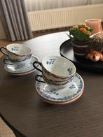 4 kop en schotels kopjes Rorstrand Ost India, Ophalen of Verzenden, Zo goed als nieuw, Overige stijlen, Kop(pen) en/of Schotel(s)