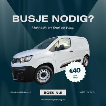 Peugeot Partner Te Huur 100km Gratis beschikbaar voor biedingen