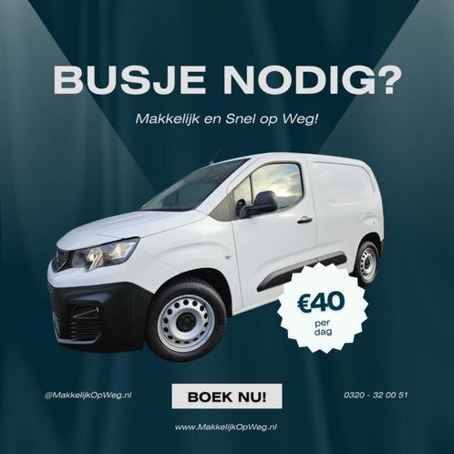 Peugeot Partner Te Huur 100km Gratis, Diensten en Vakmensen, Verhuur | Auto en Motor, Personenauto, Verhuiswagen of Bestelauto