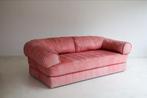 Vintage roze leren daybed / slaapbank jaren 70, Huis en Inrichting, Banken | Bankstellen, Ophalen, Gebruikt, 150 tot 200 cm, Tweepersoons